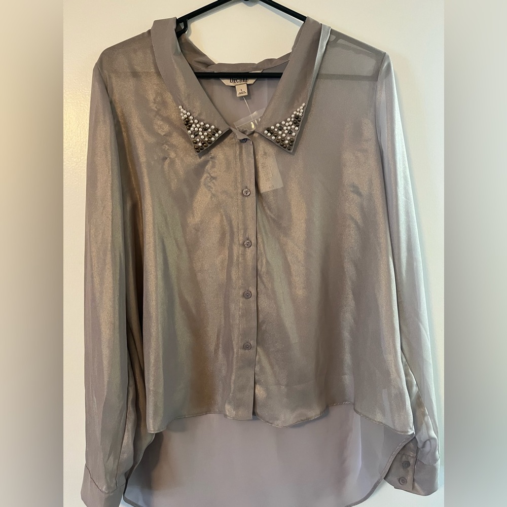 NWT Decree shirt size large